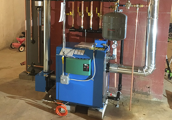 Buderus boiler replacement and installation on Long Island by Domino's Boiler Replacement