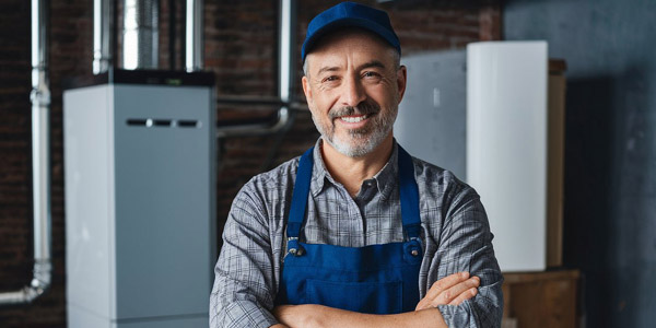 Oil boiler replacement in a Long Island home basement